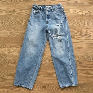 Levi's Baggy Dad Jeans in Faded Blue